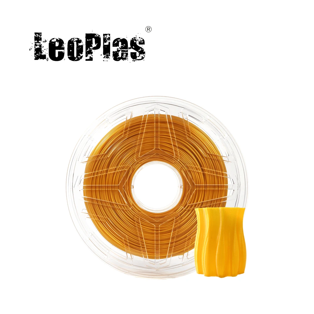

LeoPlas 1.75mm Golden Gold PETG Filament 1kg For FDM 3D Printer Pen Consumables Printing Supplies Plastic Material