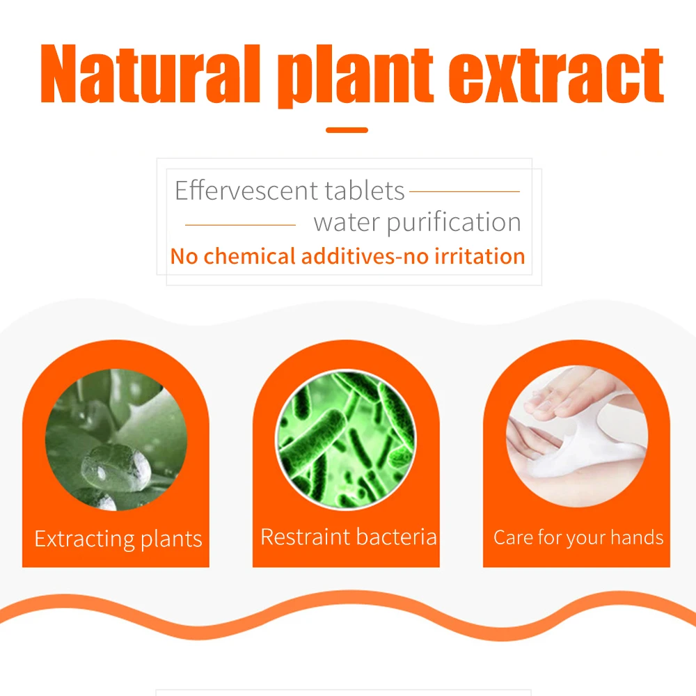 10 шипучих таблеток дезинфицирующее средство для рук бактерицидные