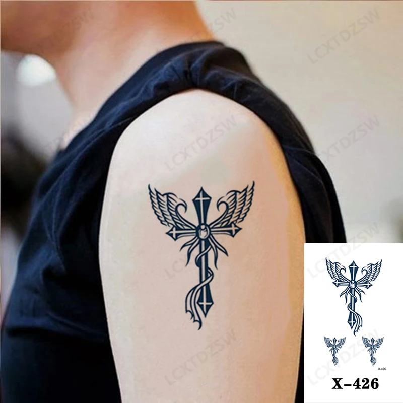 Temporary Waterproof Dragon Tattoo Sticker, Scorpion False Tattoo, Decorative Art, Arm False Tattoo, Small Size 10.5 * 6CM