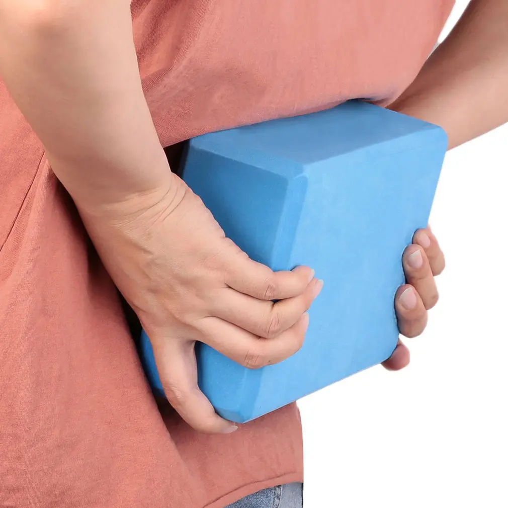 

Eva Yoga Block Brick Pilates Sports Exercise Gym EVA Body Shaping Training Practice Fitness Bodybuilding Equipment