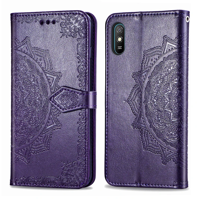 

Чехол-бумажник для Xiaomi Redmi 9A, чехол из искусственной кожи с цветочным рисунком для Redmi 9A, 9C, 9, 8A, 8, 7A, чехол для Xiaomi Redmi Note 9, 9S, 8T