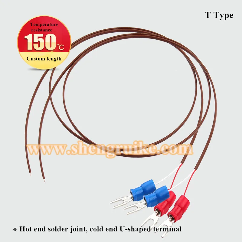 PTFE Thermocouple Wire Thermometer Bare End Temperature Sensor K Type T | Инструменты