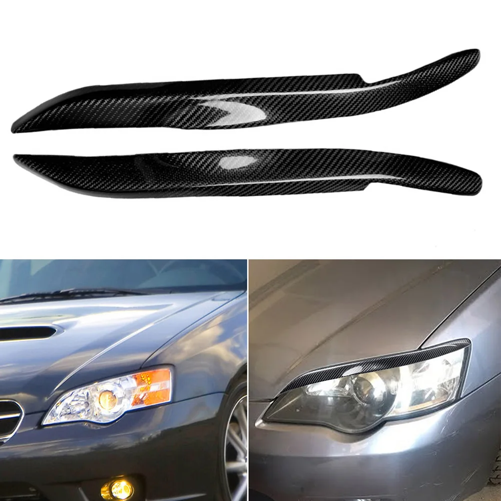 

Headlight Eyelid Sticker Carbon Fiber for Subaru Legacy 2006-2008 Car Automobile Exterior Accessories Supplies