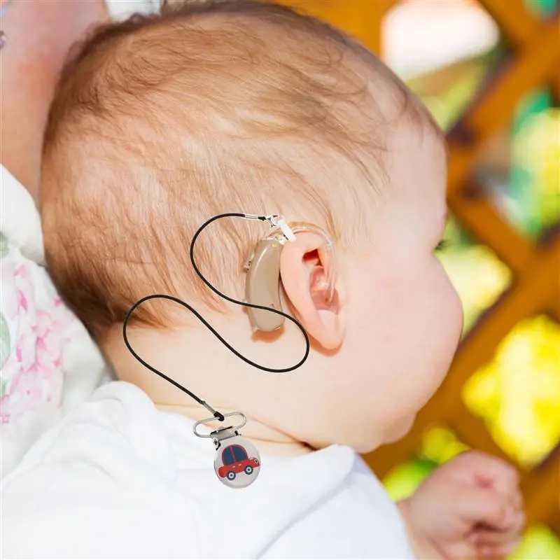 

Hearing Aid Clip Protector Holder Hanging Rope Adorable Corded Lanyard Clip Rope