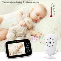 3 5inch wireless intercom temperature display baby monitor night vision home security cctv camera babysitter