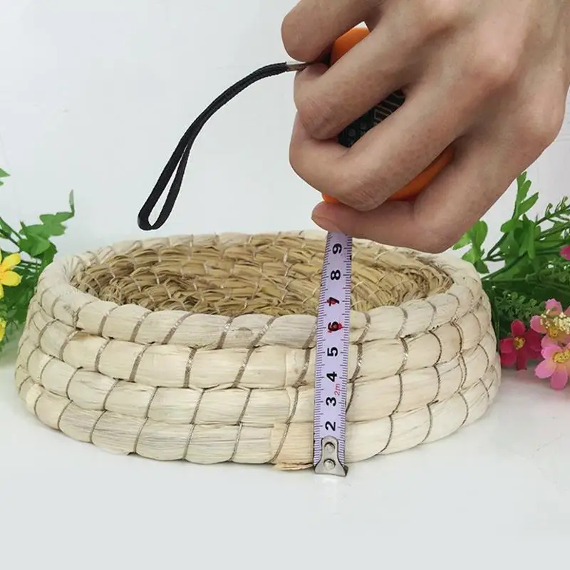 Соломенных Птичье гнездо в форме голубя Дом Гнездо для попугая Птица Яйцо