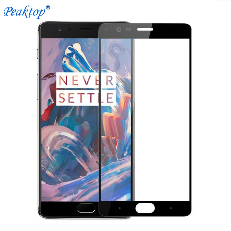 Закаленное стекло для Oneplus 3T защита экрана One Plus 3 A3000 полное покрытие 2.5D пленка с