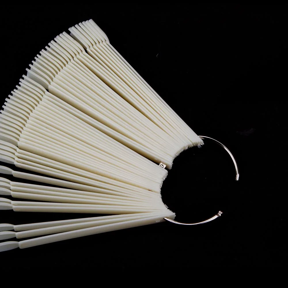 Веер для накладных ногтей прозрачный 1 набор | Красота и здоровье