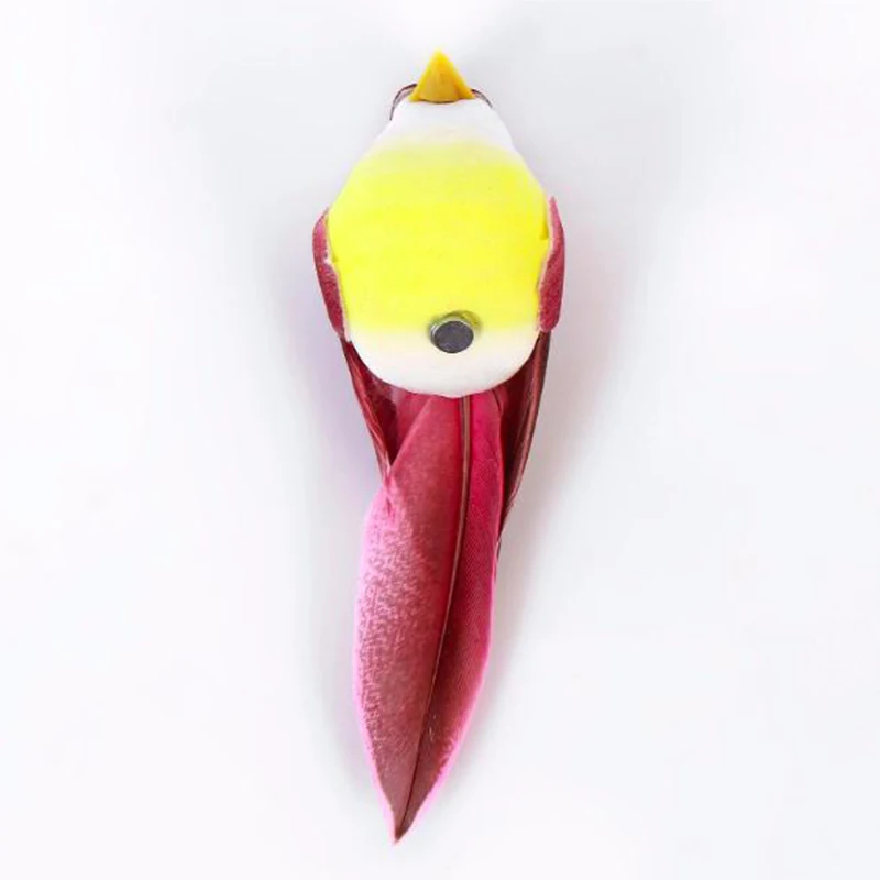 12 шт. разноцветные искусственные Имитационные птицы из пенопласта свадебное