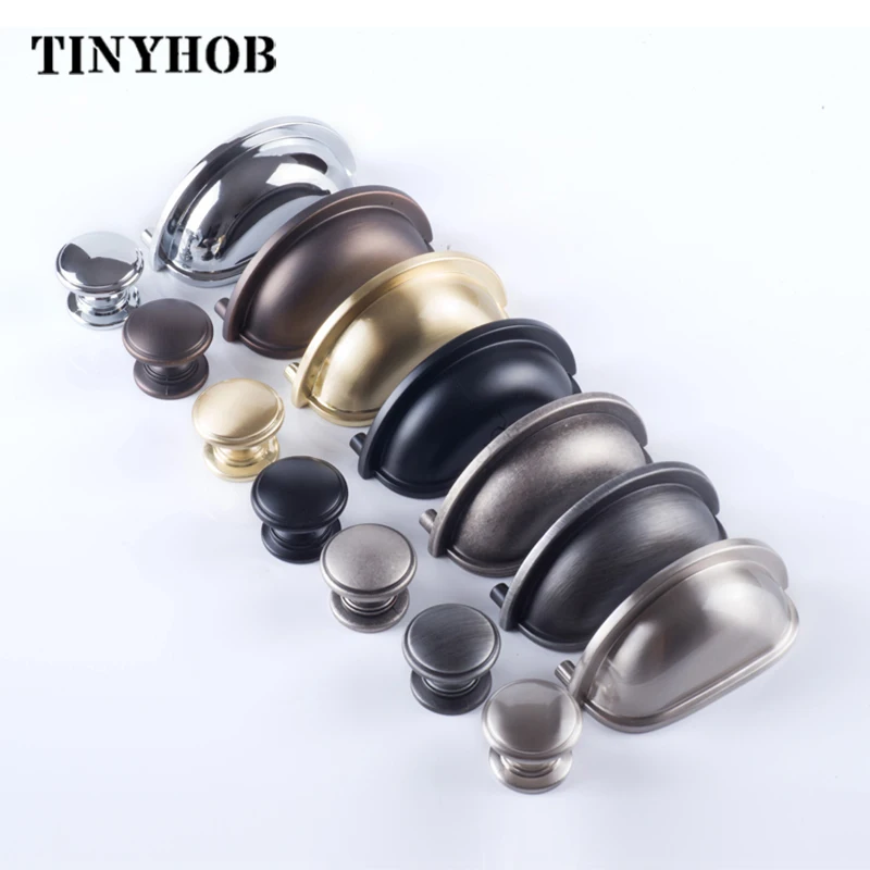 Простые ручки и tinyварочной панели из цинкового сплава корпус золотой шкаф