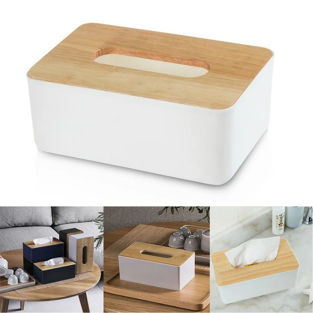 

1pc European Tissue Holder Household Paper Towel Storage Box Removable Tissue Case Office Bedroom Tissue Box Holder