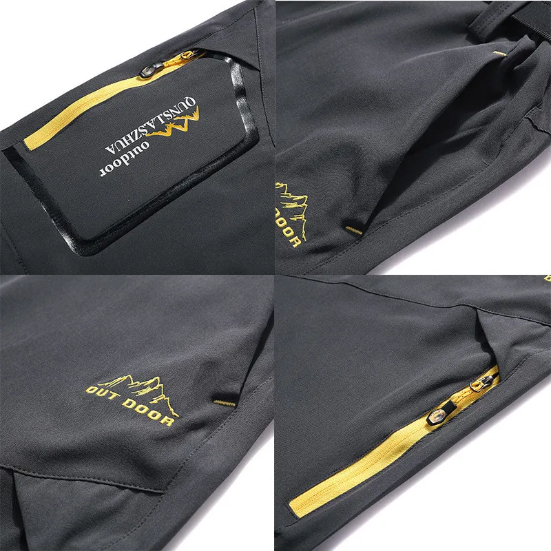 

2021 DAIWA Fishing Pants Outdoor Breathable Quick Dry Camping Hiking Fishing Clothing 2 Pics Zipper Removable Fishing Pants