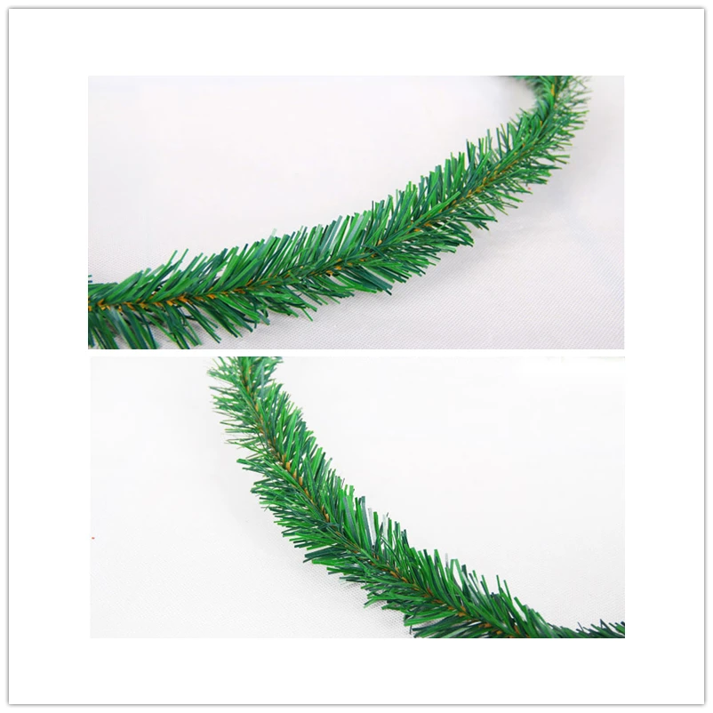 5.5M Artificial Christmas Garland Wreath Xmas Home Party Decoration Pine Tree Rattan Hanging Ornament for Kids | Дом и сад