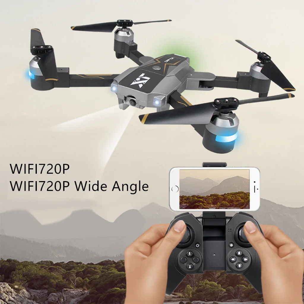 ATTOP XT 8 оптический следовать дрона с дистанционным управлением Широкий формат 720P