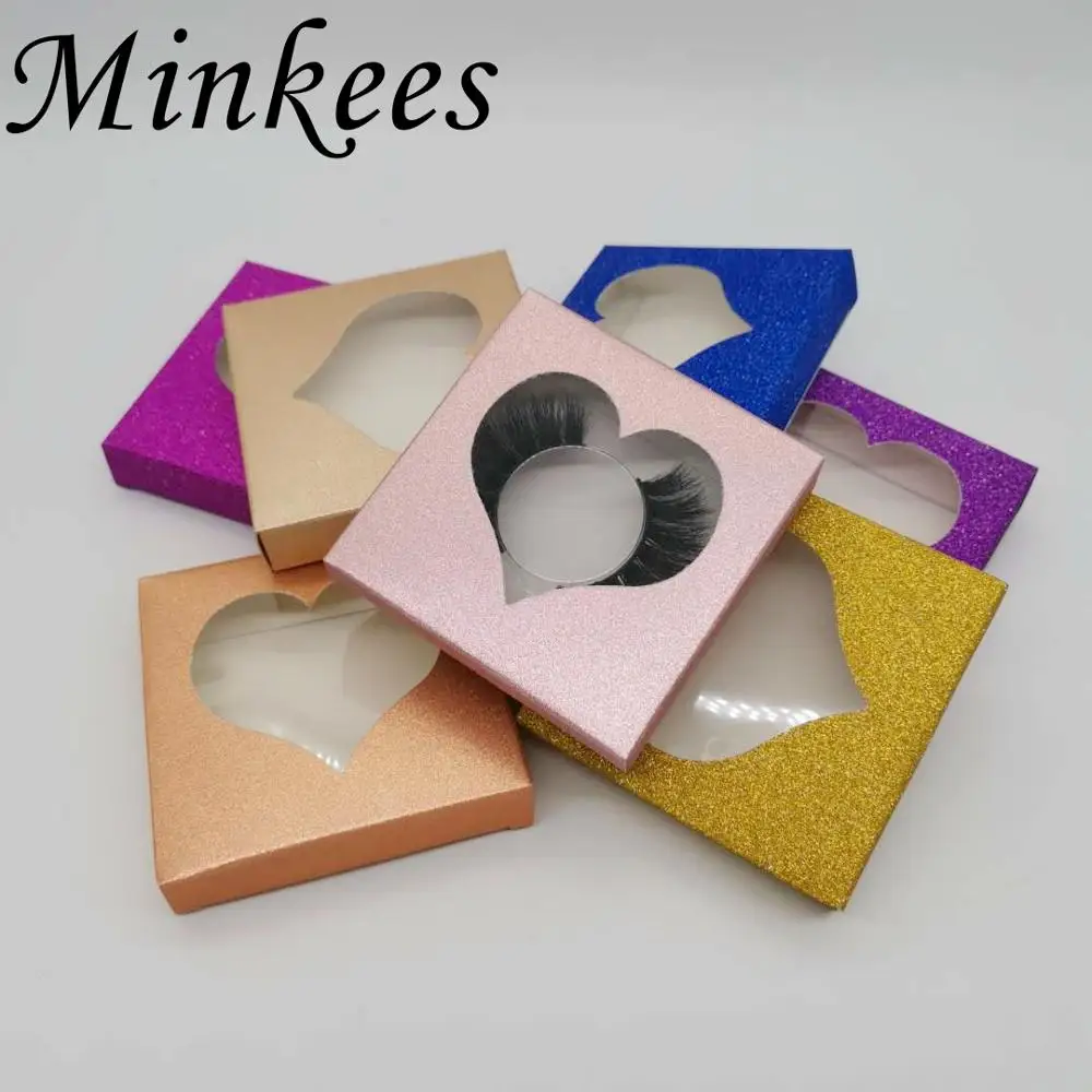 

Minkees 20 упаковок, оптовая продажа, коробка для упаковки накладных ресниц, коробка для упаковки накладных ресниц, коробки в форме сердца, логот...