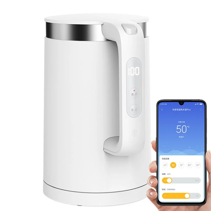 

Xiaomi MIjia Electric Kettle Pro Thermal Insulation Teapot Smart Constant Temperature Kettle Water Bolier APP Control Samovar