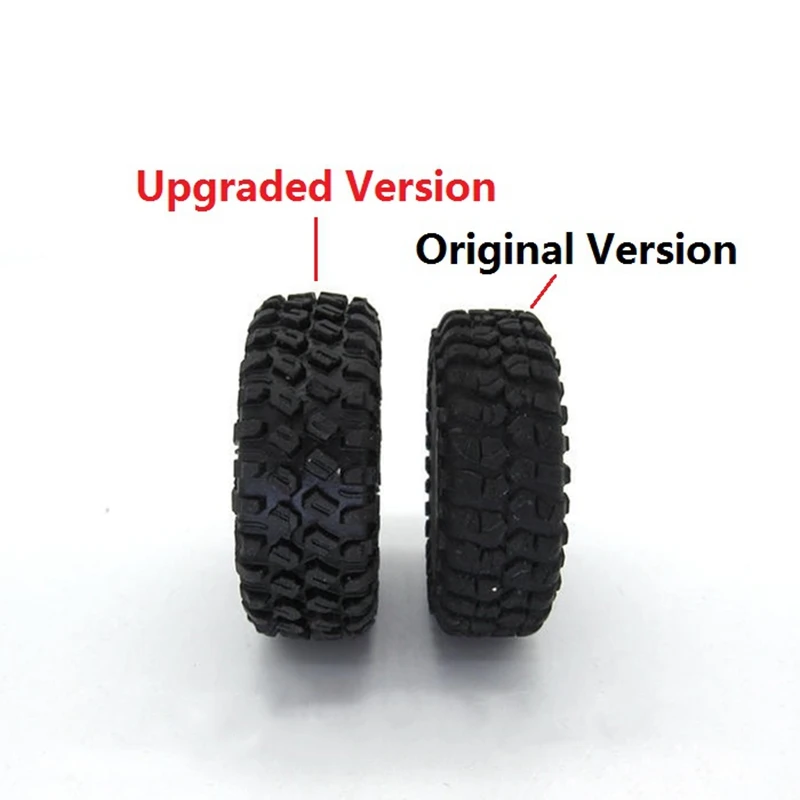 

2 Set RC Car Parts: 1 Set Rubber Spare Tires Tyre Wheel & 1 Set Metal Shock Absorber with Steering Cup