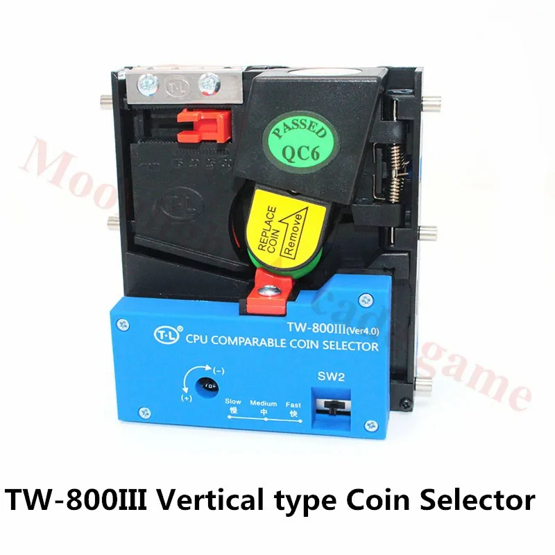 TW-800III Вертикальный усовершенствованный процессор сравнительный селектор монет
