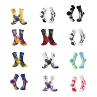 5 colors 1 pairs sports socks basketball socks funny pattern socks fashion lovers all seasons men casual ladies