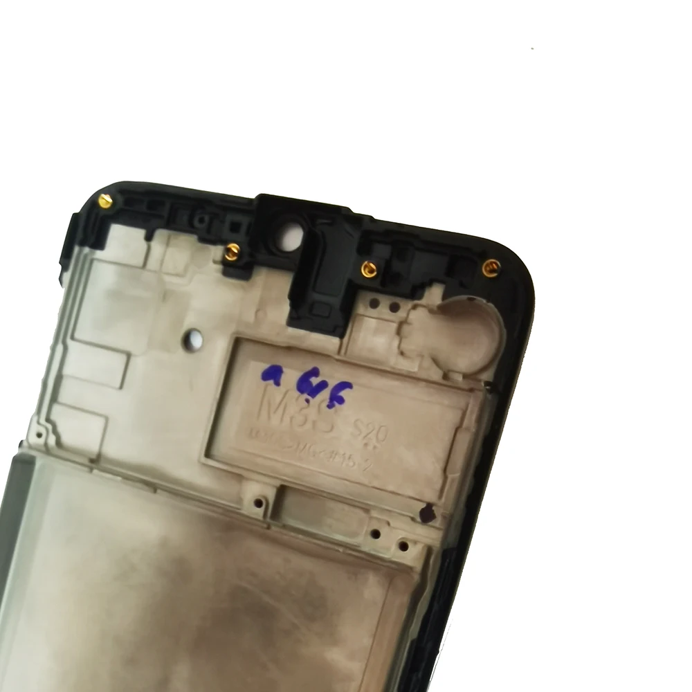 Средняя рамка для Samsung Galaxy M21 M215 SM-M215F M215F/DS M215F/DSN корпус с одной и двумя Sim-картами