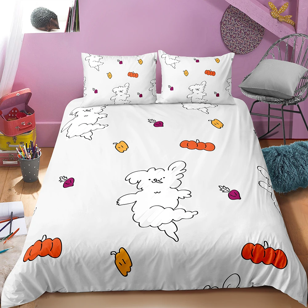 Забавные Животные Комплект постельного белья подарок на Рождество Хэллоуин