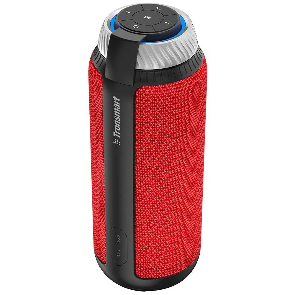 Tronsmart Element T6, Bluetooth динамик, портативный саундбар, Bluetooth 4,1, аудио приемник, беспроводной динамик для музыки, mp3-плеер - Цвет: Red.
