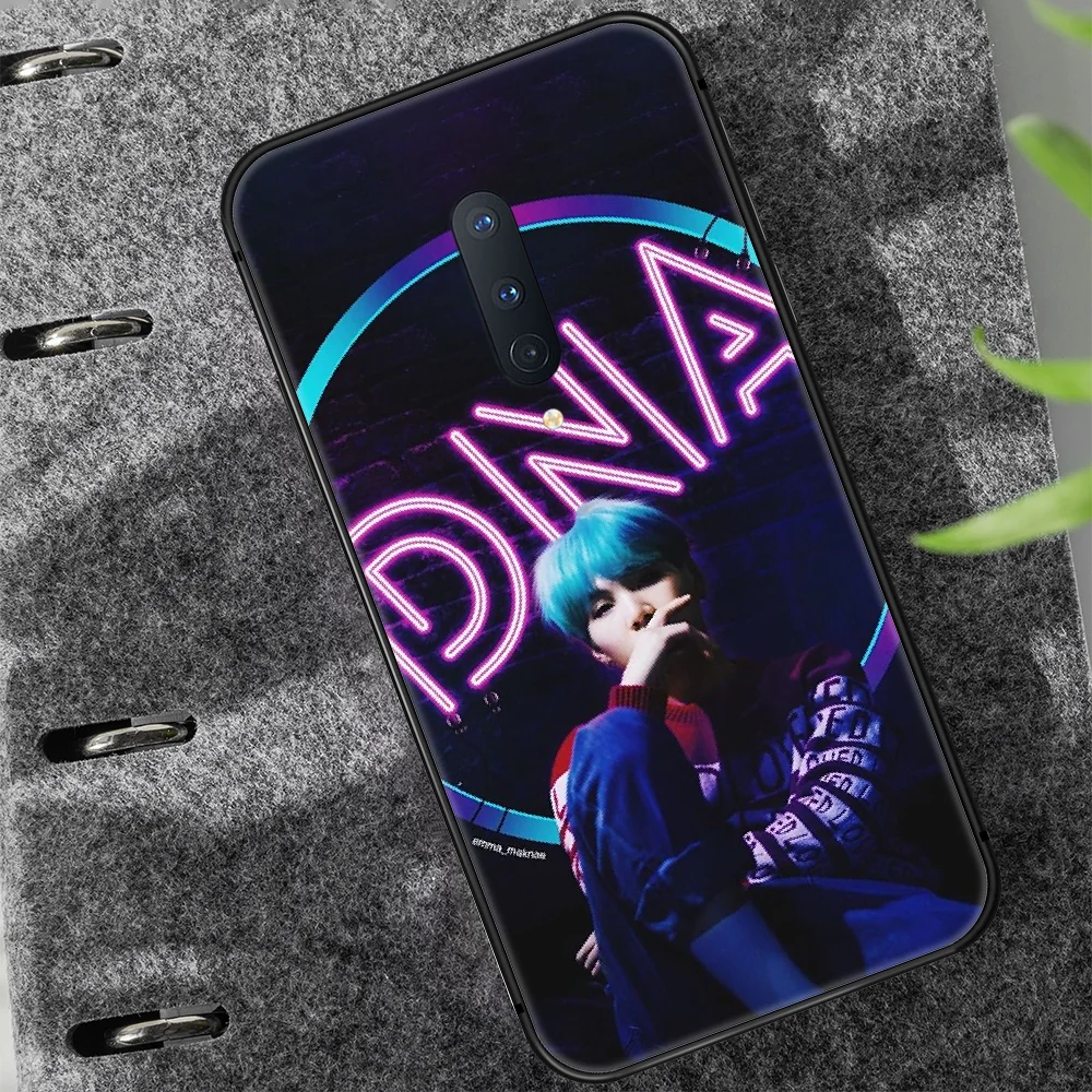 

Bangtan Boys SUGA Phone Case Cover Hull For 1+ Oneplus 5T 6 6T 7 7T 8 8T Pro black Cover Trend Cell Tpu Shell 3D Coque Soft