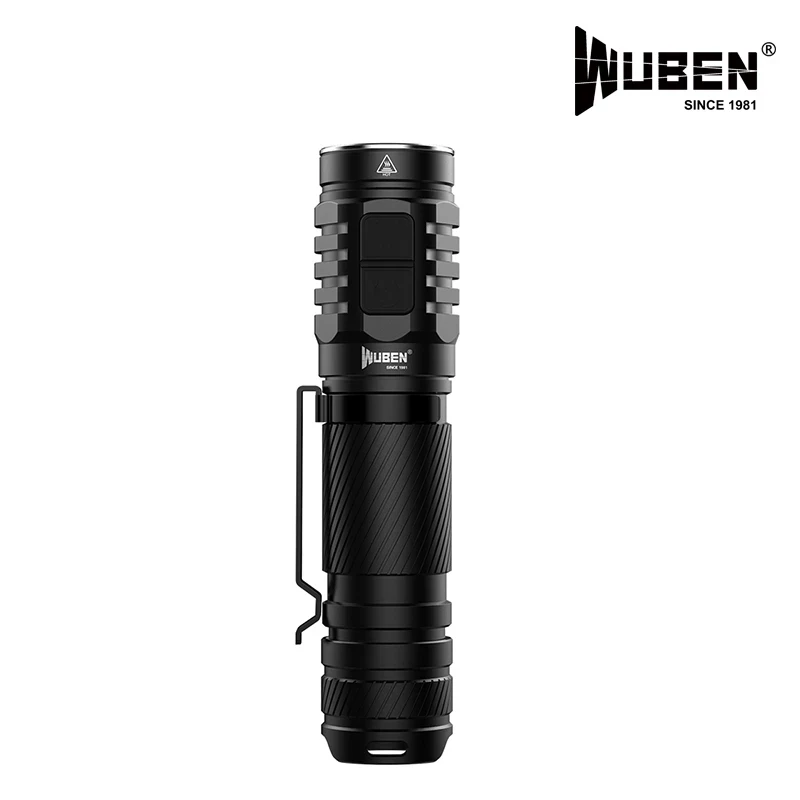 WUBEN TO46R USB Rechargeable Flashlight 3 * CREE XP-G3 Max 1300 Lumen Beam Distance 135 Meters Outdoor Torch with 18650 Battery