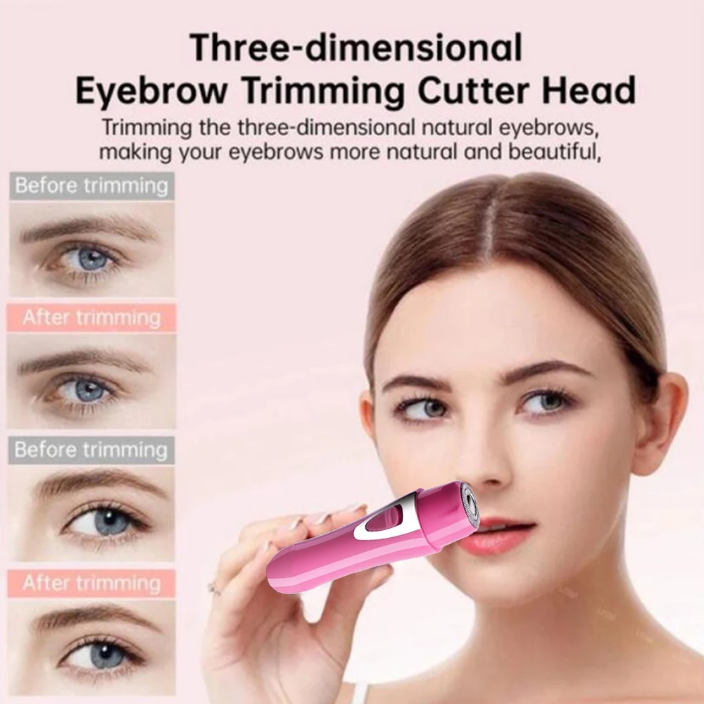 

3in1 Mini Epilator Razor For Men and Women Hair Removal Eyebrow Trimmer Bikini Legs Arm Armpit Hair Removal Painless Epilator