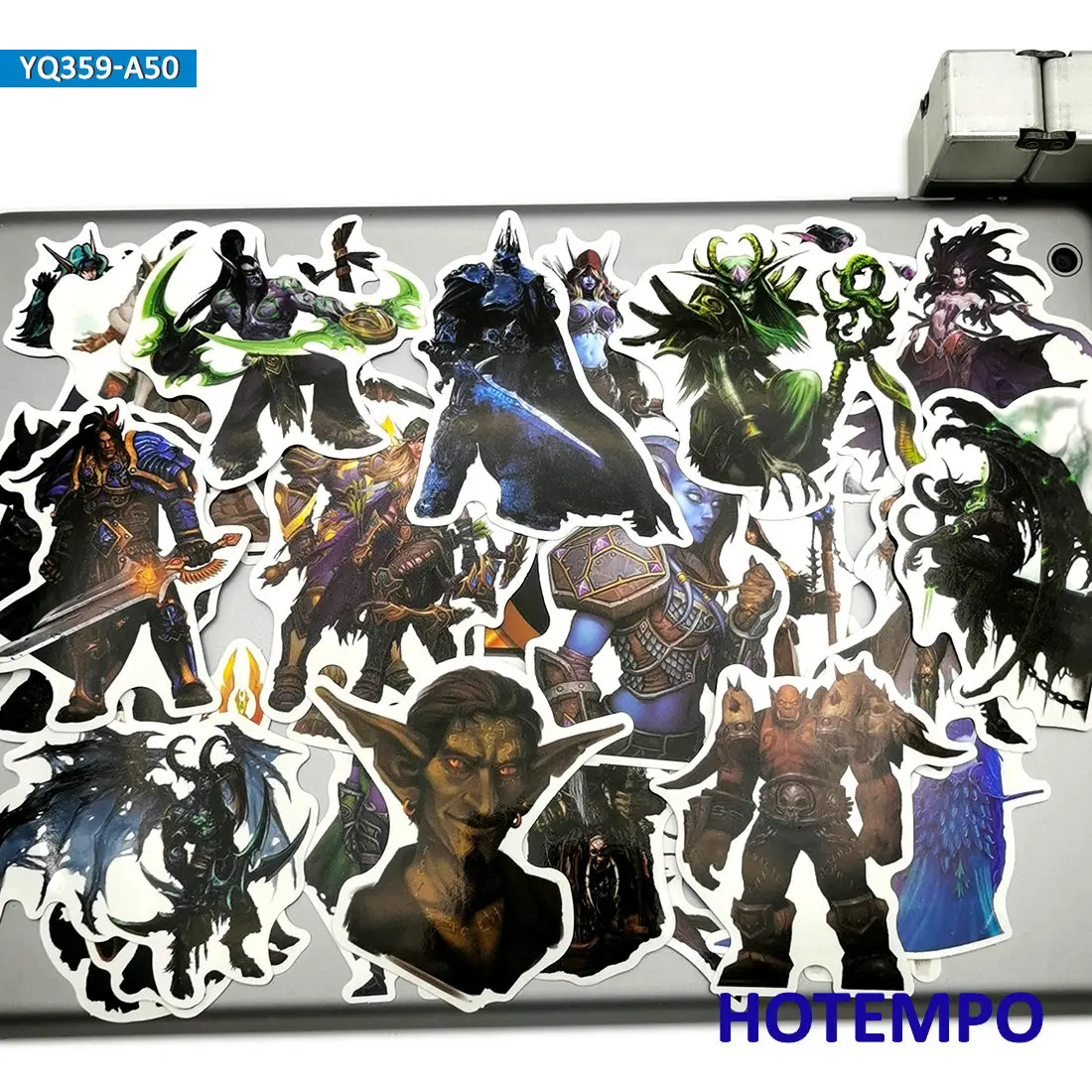 50 шт Аниме Стиль Azeroth мир классические наклейки из игры игрушка для Мобильный
