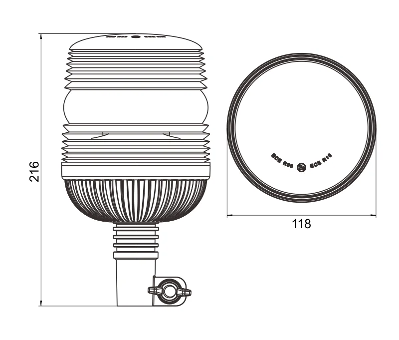 

IP69K Waterproof LED Warning Beacons
