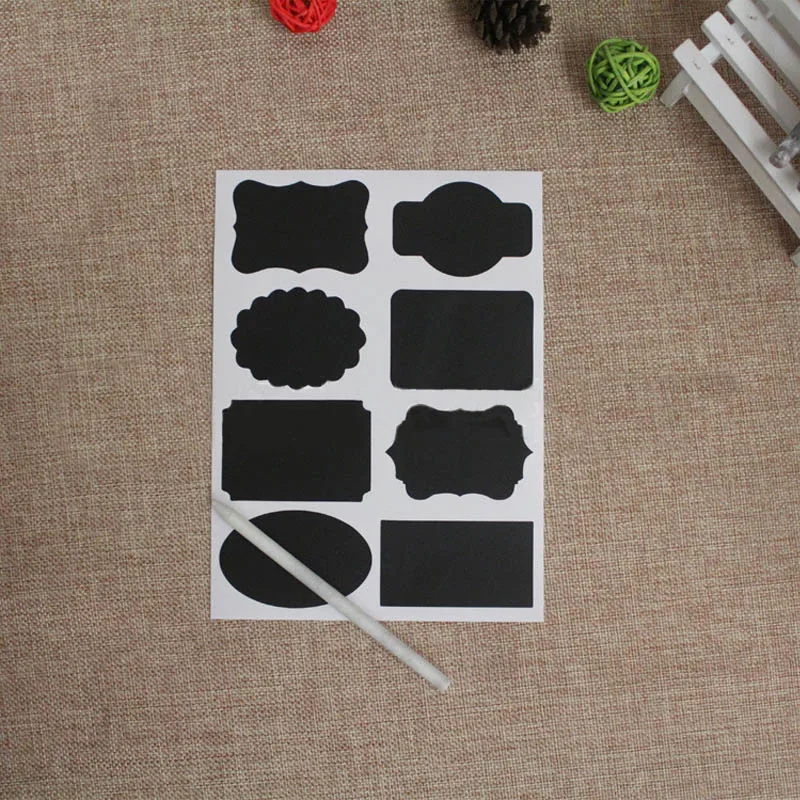 32 шт. классной доски стикер наклейка на стену может бутылка стикеры кухня 8 виды