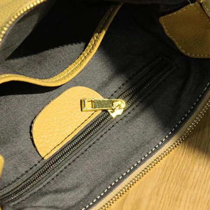 Классические сумки на плечо из натуральной кожи простая повседневная