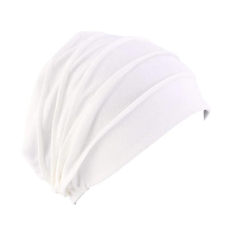

2021 Soft Modal Inner Hijab Caps Muslim Stretch Turban Cap Islamic Underscarf Bonnet Hat Female Headband Tube Cap Fashion