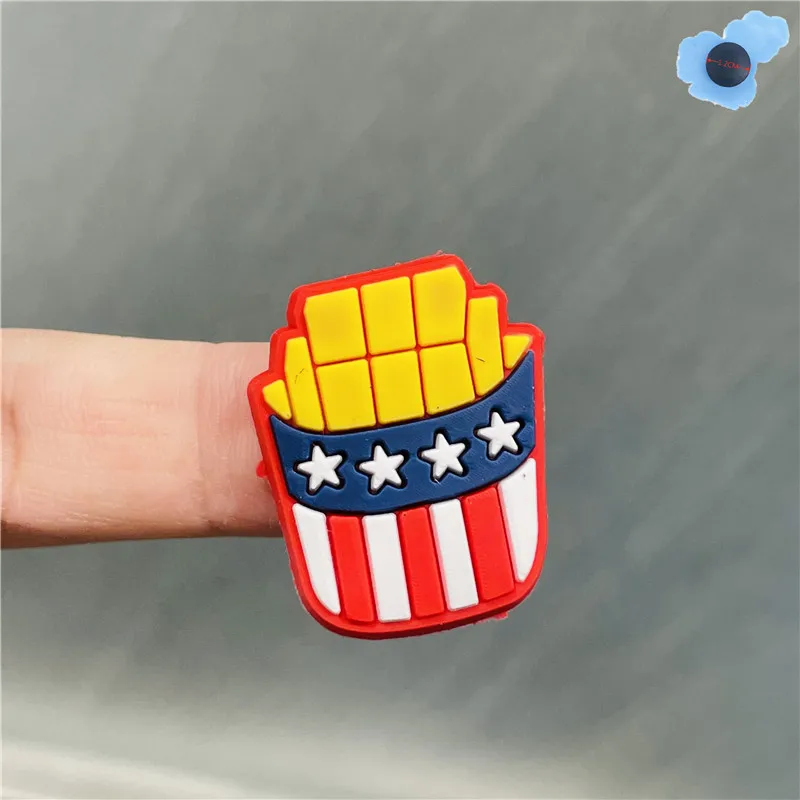 Кофе пиццы еда и напитки суши мороженое чай из ПВХ подвески для обуви аксессуары