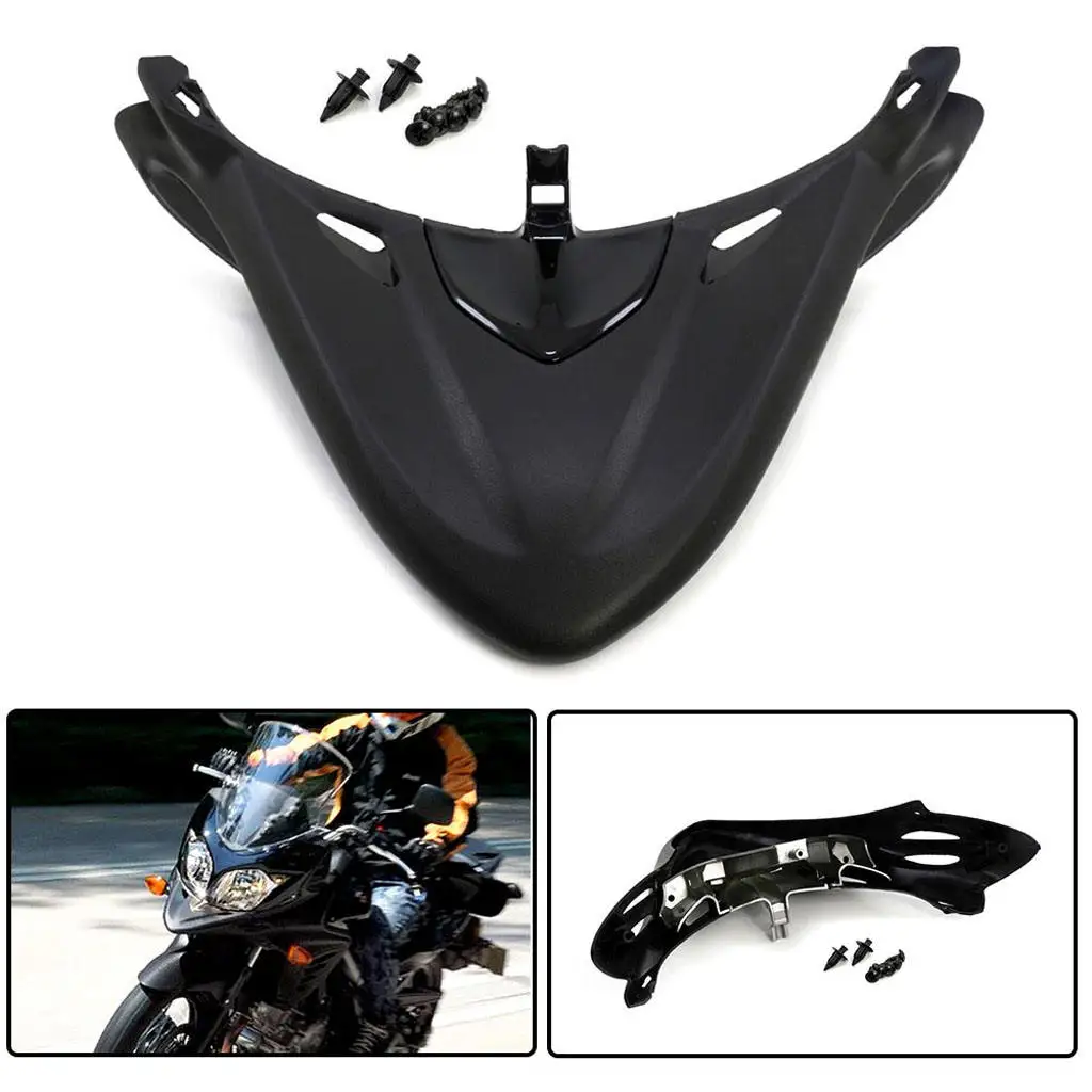 

Black *FRONT MUDGUARD BEAK EXTENSION* Suit For DL650 V-STROM 2012-2017