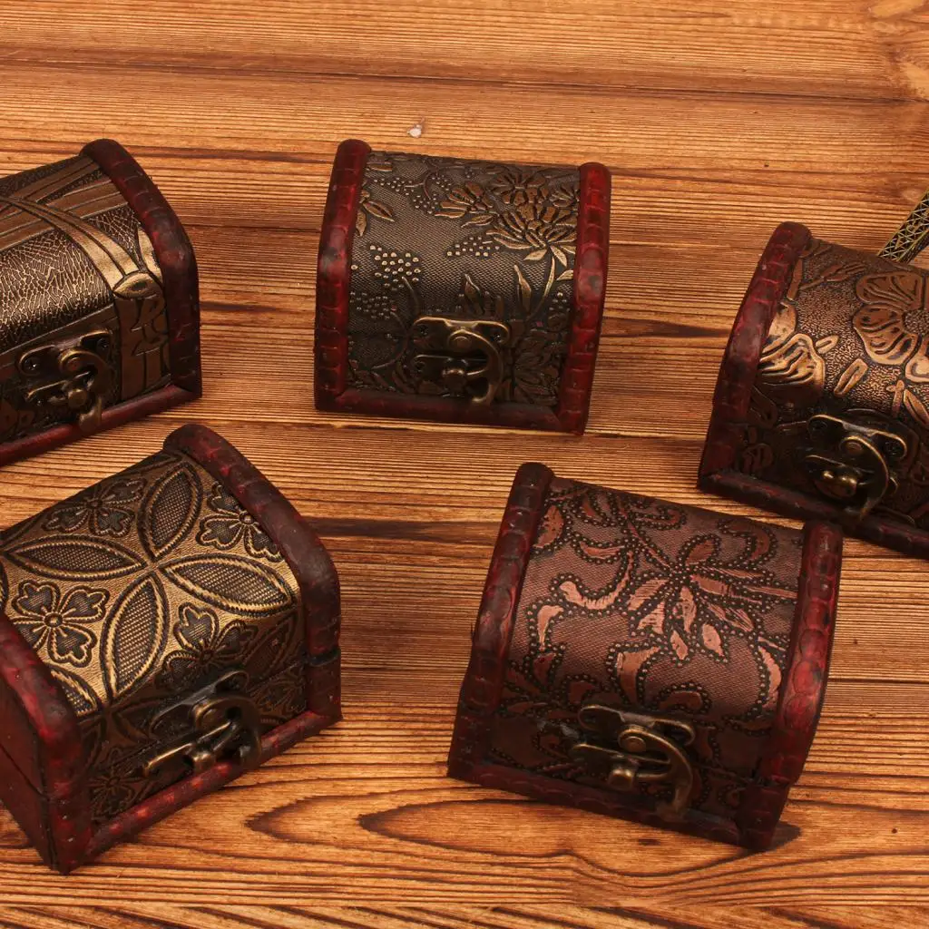 Ретро Винтажные Ювелирные изделия в китайском стиле Коробка Для Хранения