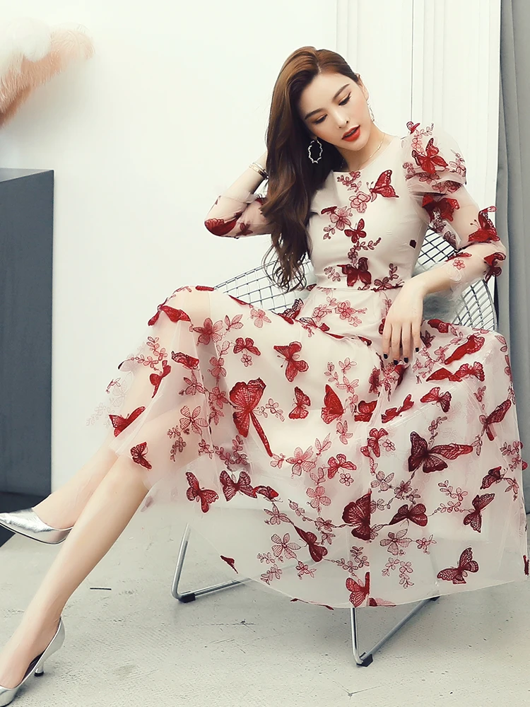 Роскошное платье Модель 2020 года Сезон осень-зима Длинные вечерние женские платья