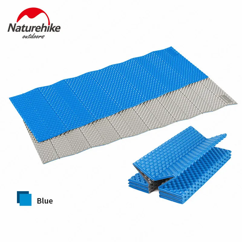 Blue Naturehike походный коврик складной портативный алюминиевый пленка для пляжа утолщение Сверхлегкий экономит пространство открытый тент Влагоустойчивый матрац - Цвет: Blue
