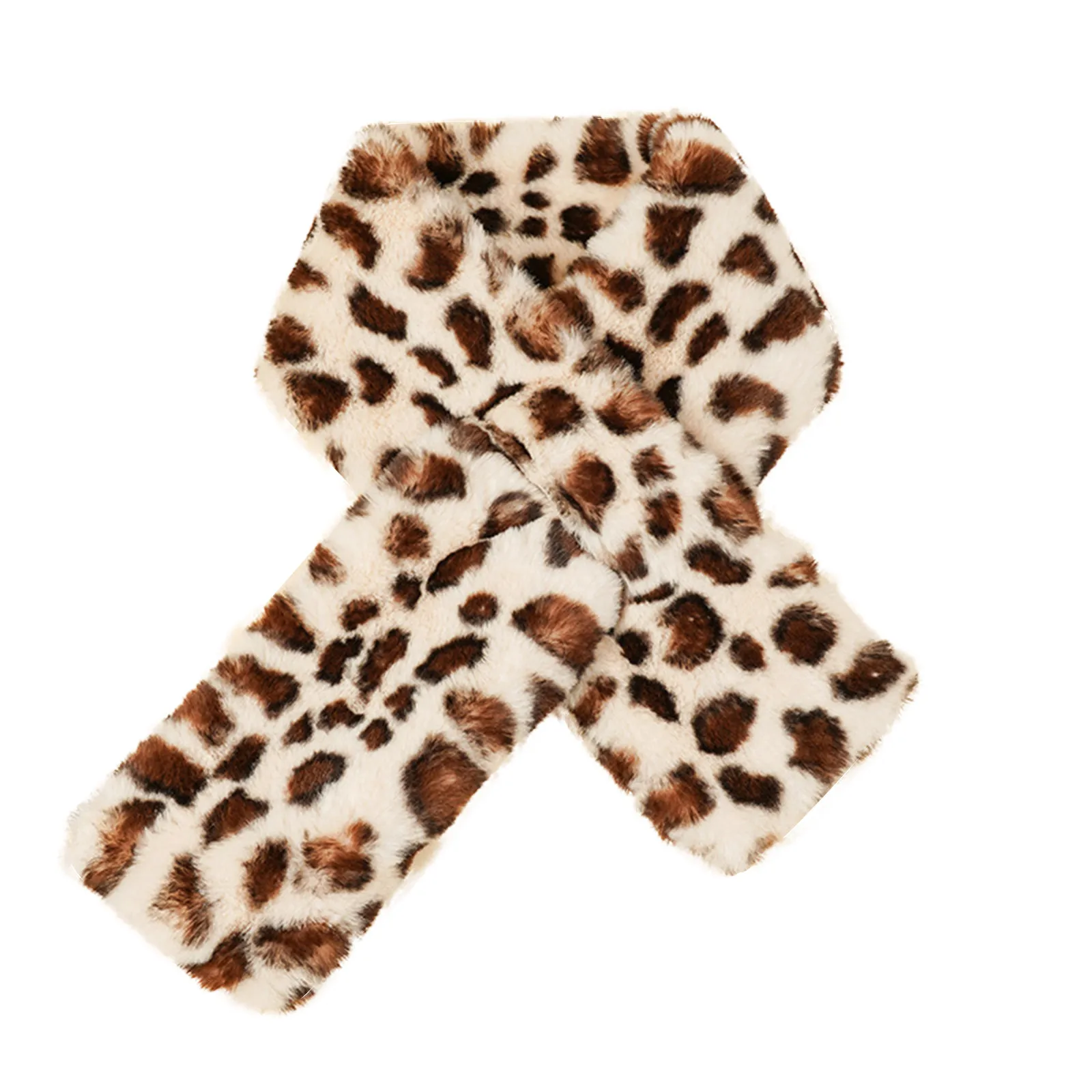 Женский зимний женский шарф из искусственного плюша японский Южнокорейский