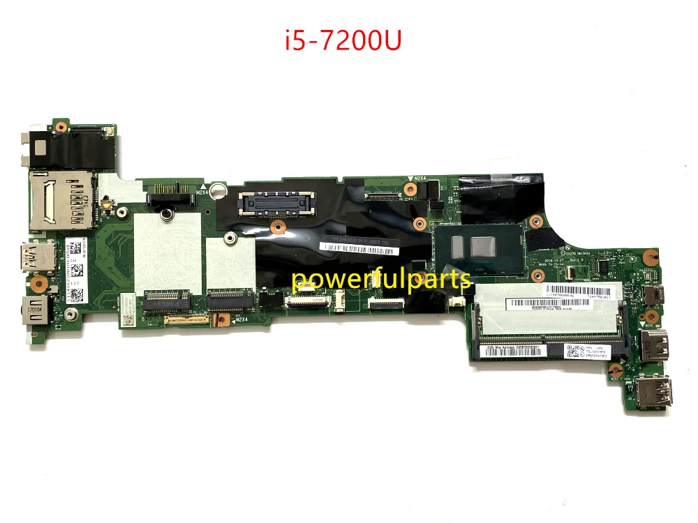 

100% working For LENOVO Thinkpad X270 laptop motherboard SR2ZU I5-7200U CPU FRU: 01HY503 DX270 NM-B061 mainboard tested ok