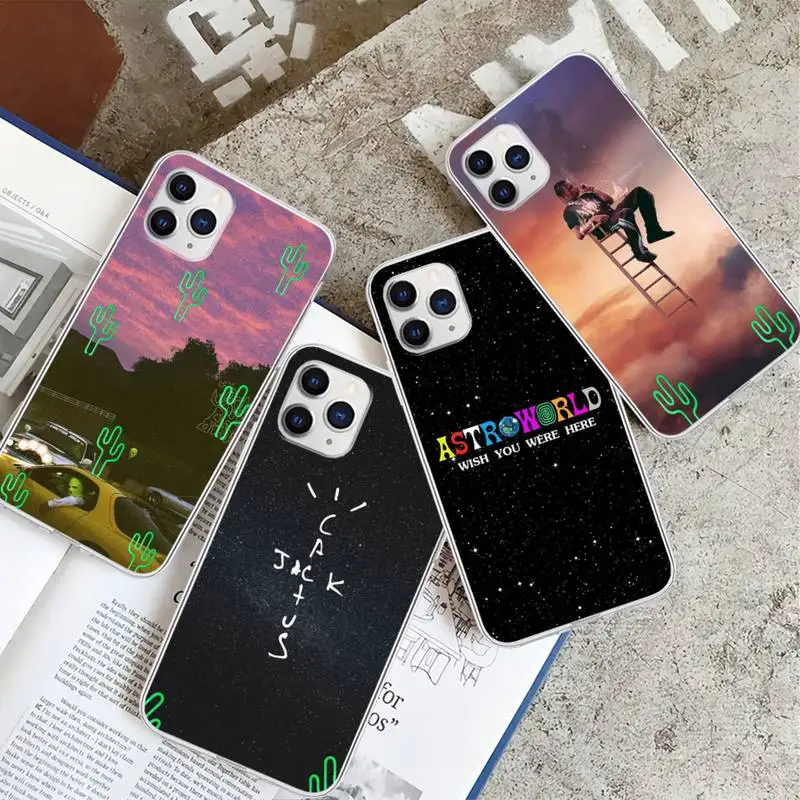 

Trend Jackboys Travis Scott Transparent Cell Phone Case Cover For Huawei P20 P40 Lite P30 Pro P Smart 2019 Honor 10 10i 20 Lite