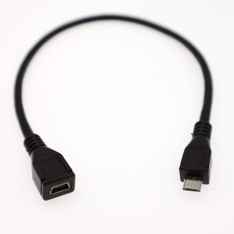 Лучшая цена Micro USB Mini 3. 0 5Pin штекер-гнездо M к F удлинитель адаптер длинный Штекер