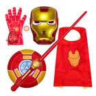 Мстители, Человек-паук, искусственный Капитан Америка, водяной пистолет, щит, маска, лазерный меч, косплей-игрушка, детский подарок на день рождения