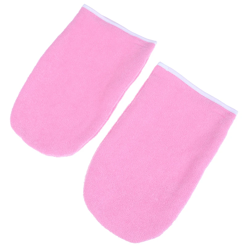 

1 Pair Wax Warmer Gloves Protection For Warmer Wax Heater Paraffin Hand Gloves Heater SPA Cotton Mittens
