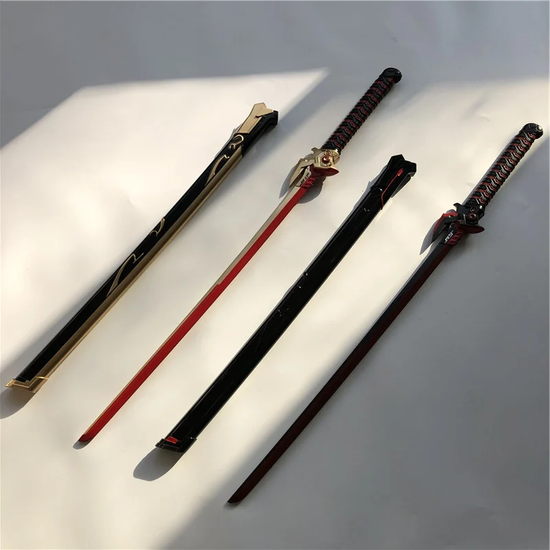 

Cosplay Overwatch Game Genji Evil Spirit Sheath Knife Dragon Blade Shimada Genji Katana Role Play PU Weapon Prop Sword 106cm