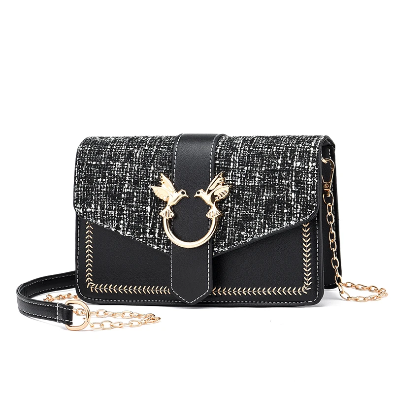 

2021 New Fashion Luxury Shoulder Bags Mini Crossbody Bags For Women High Quality Zipper Chain Handbags Tote Female Flap Purse