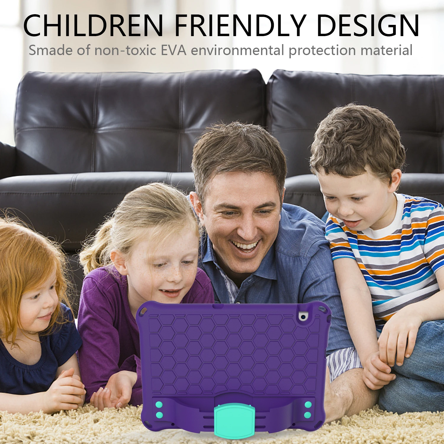 

Blue Kids Safe Shockproof Honeycomb EVA Stand Cover Case Huawei MediaPad T5 10 AGS2-W09 AGS2-W19 AGS2-L09 10.1 Tablet shell