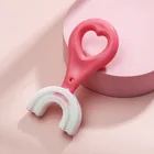 Зубная щетка U-образная Мягкая силиконовая для детей, 360 градусов