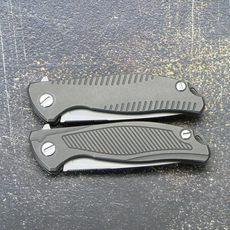 Складной нож Green thorn F95 R18/R19 D2 титановая ручка Открытый Кемпинг охота тактический